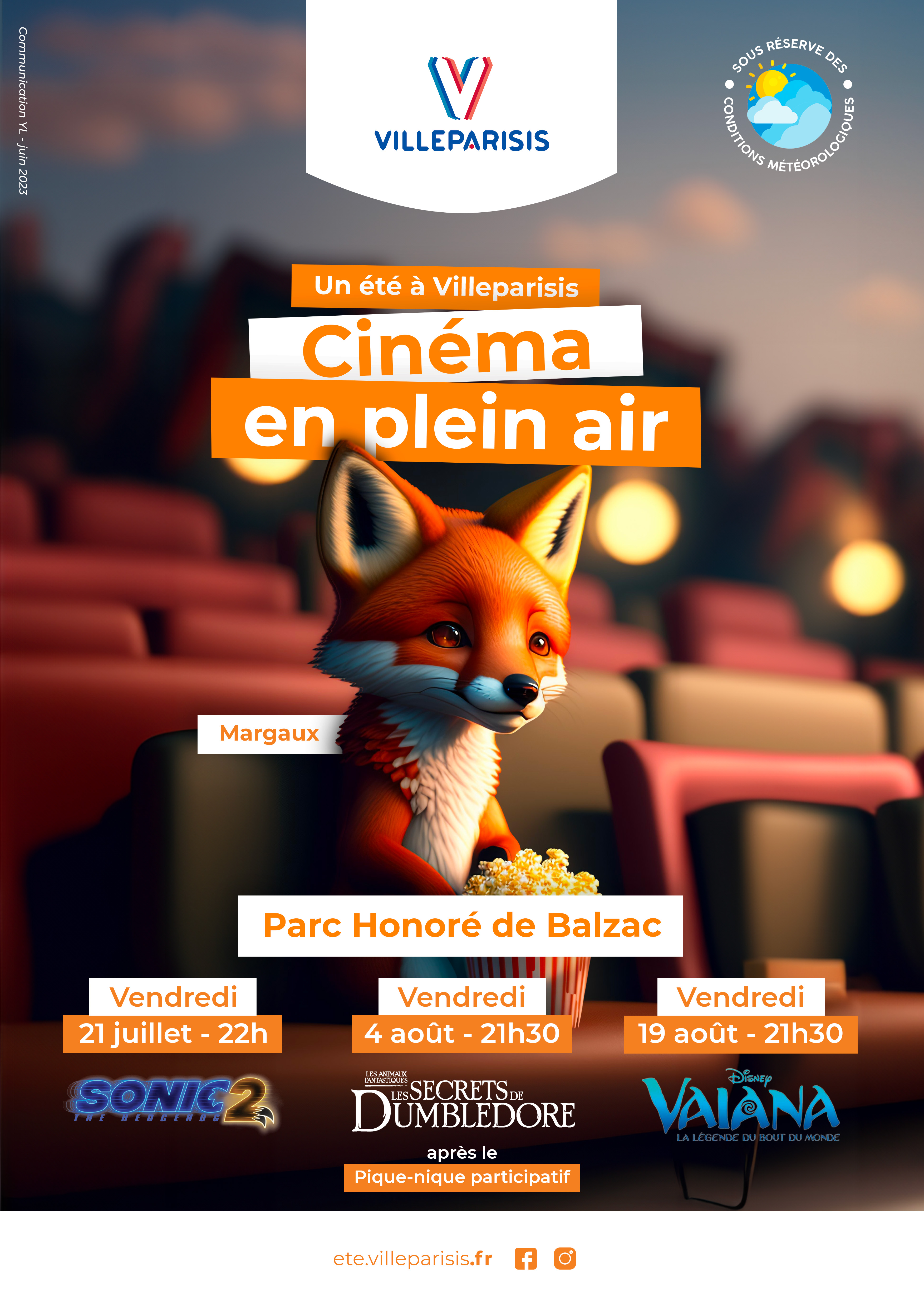 Cinéma de plein air | Villeparisis