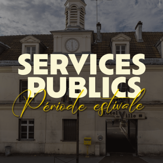 Services publics période estivale