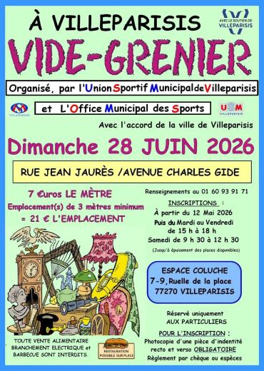 Vide grenier juin