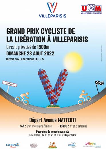 Affiche Grand prix cycliste libération