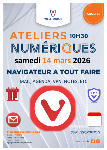 Atelier numérique Adultes : "Navigateur web à tout faire"