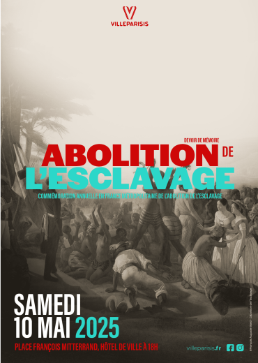 Affiche commémoration abolition esclavage