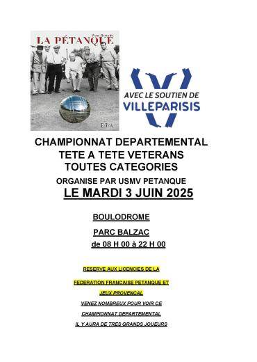 Championnat pétanque