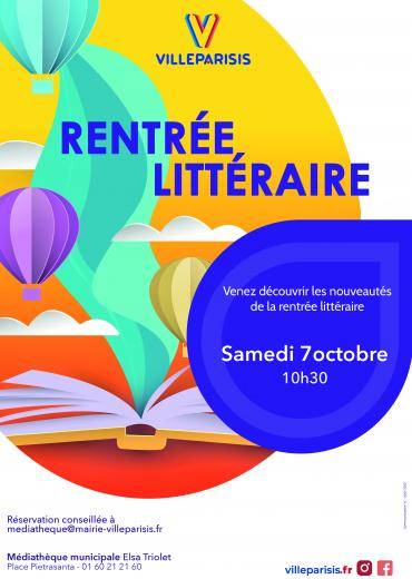 Médiathèque - Rentrée littéraire