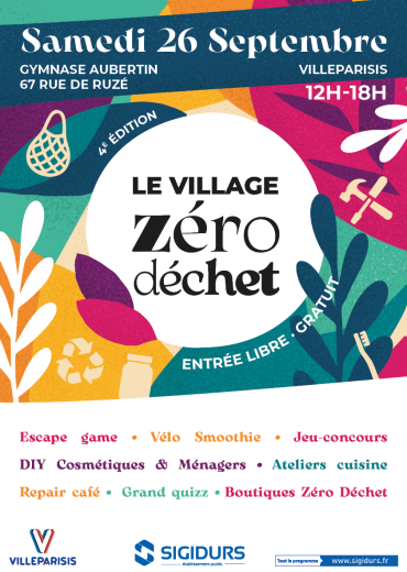 Affiche village zéros déchets