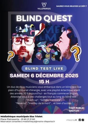 Blind test live