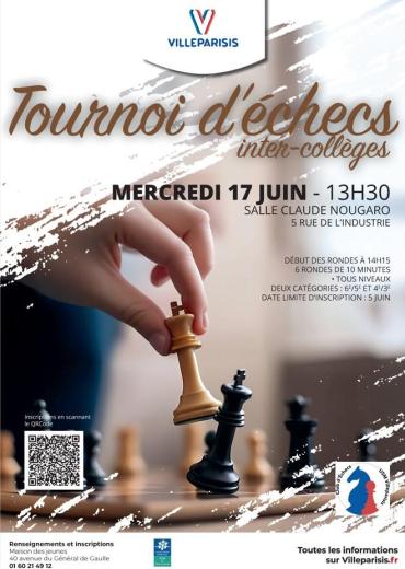 Tournoi d'échecs inter-collèges