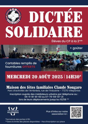 Dictée solidaire