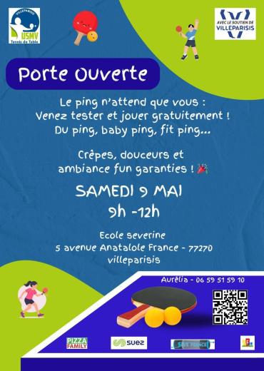 Portes ouvertes tennis de table 