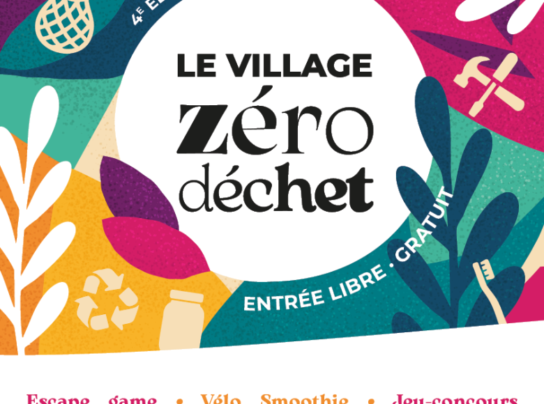 Affiche village zéros déchets