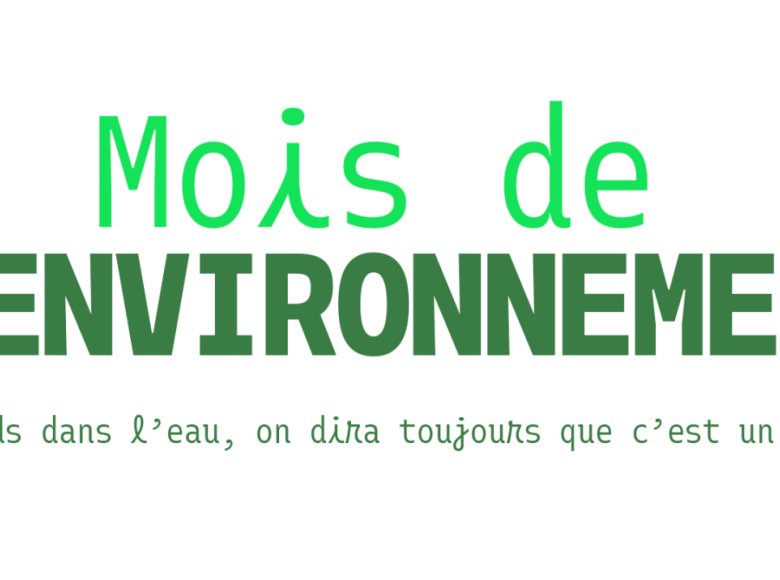 Bloc marque Mois de l'environnement 