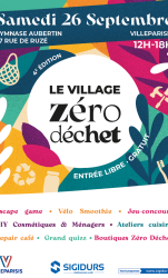 Affiche village zéros déchets