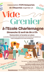 Vide grenier FCPE charlemagne 