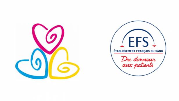 Logo 3 coeurs EFS