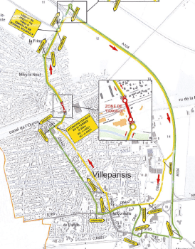Déviation travaux département juillet 2021