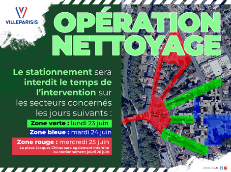 Opération nettoyage Marché