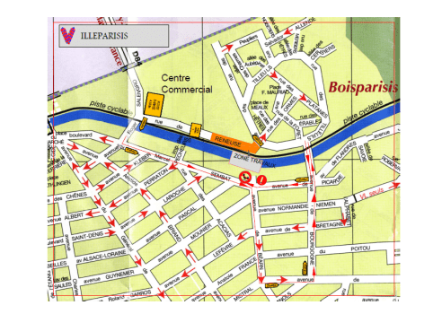 Plan déviation