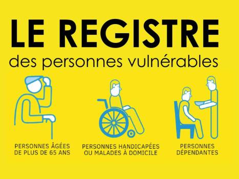 Registre des personnes vulnérables