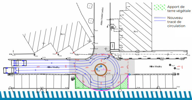Travaux allée Maulny