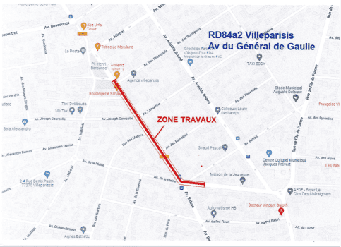 Travaux avenue Général de Gaulle