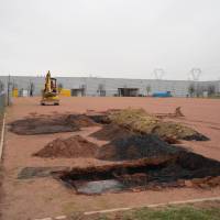 Etude de sol pour le nouveau terrain synthétique