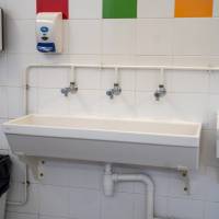 Nouveaux lavabos à Anatole France
