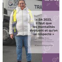 Valérie, 39 ans  conductrice de camion  chez Transflex à Villeparisis