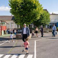 Rentrée scolaire à l'école Ernest Renan