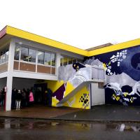Fresque de la Maison pour Tous Jacques Marguin