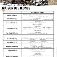 Programme vacances hiver MDJ