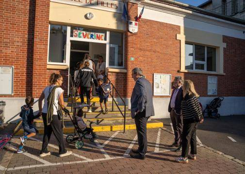 Rentrée scolaire à l'école Séverine