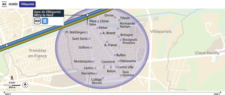 Horaires ligne 21 - Mairie de Villeparisis