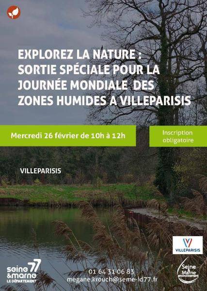  Journée Mondiale des Zones Humides à Villeparisis