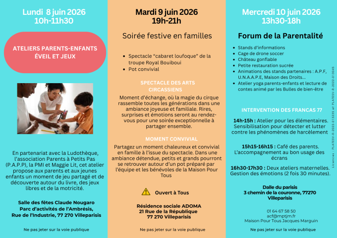 semaine de la parentalité