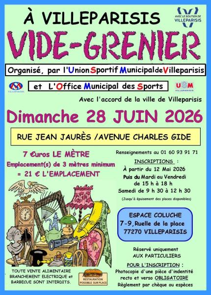 Vide grenier juin