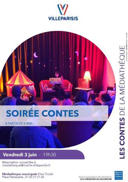Médiathèque - soirée contes