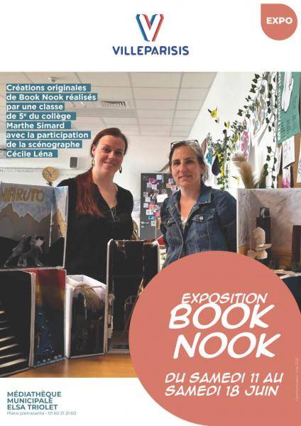Médiathèque - expo Book Nook