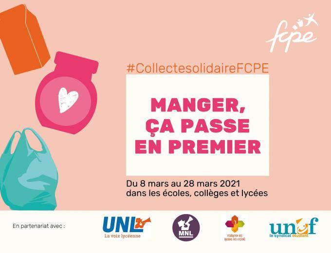 Collecte solidaire FCPE