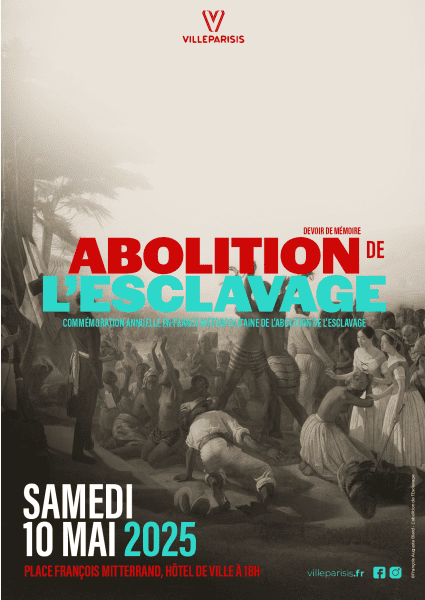 Affiche commémoration abolition esclavage