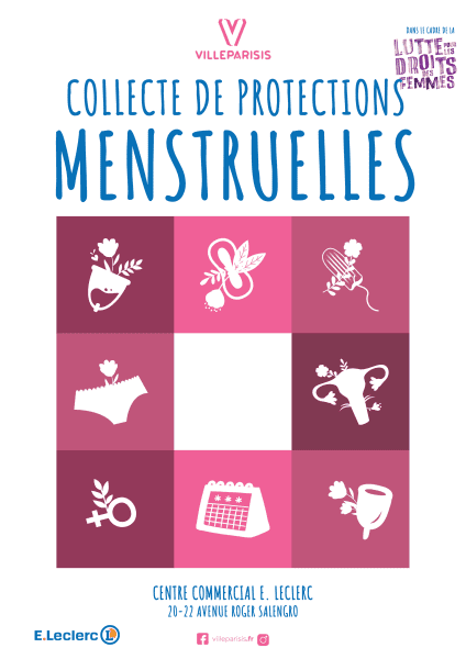 Collecte de protections menstruelles 2025