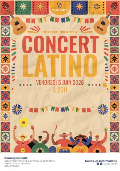 affiche concert latino