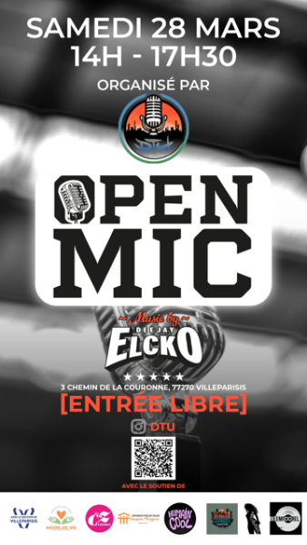 OPEN MIC DTU(Détecteurs de Talents Urbains)