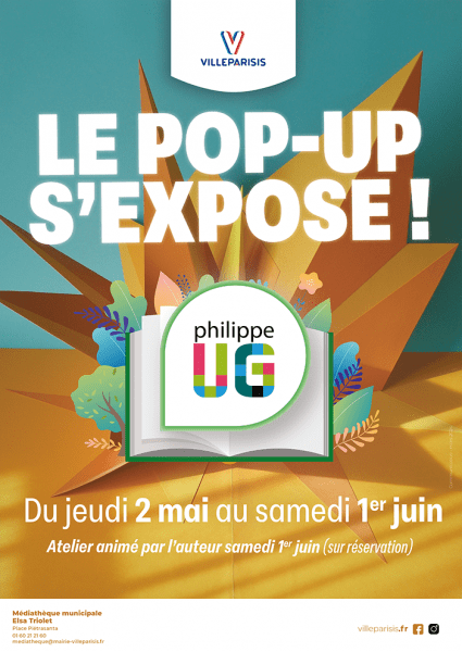 Le pop-up s'expose avec Philipe Ug
