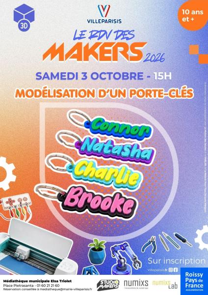 Modélisation 3D d'un porte-clés
