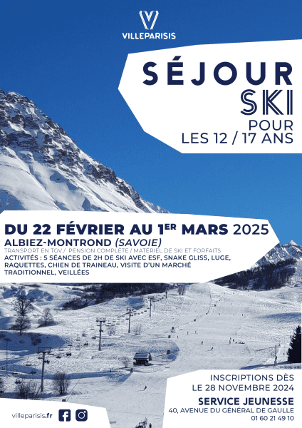 Séjour ski 2025