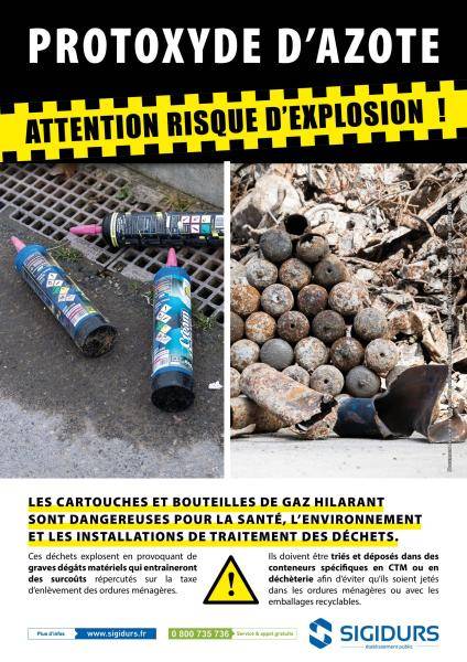 Affiches dangers protoxyde