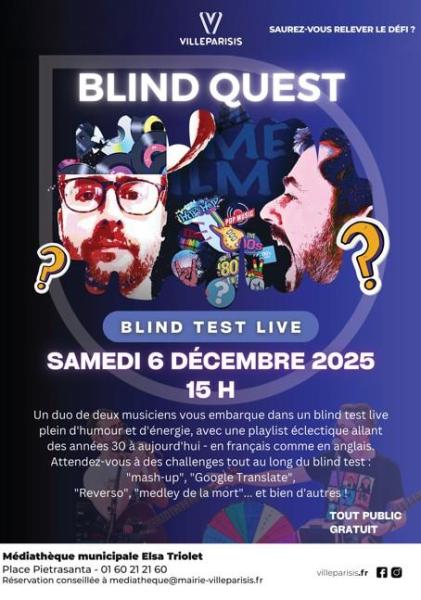 Blind test live