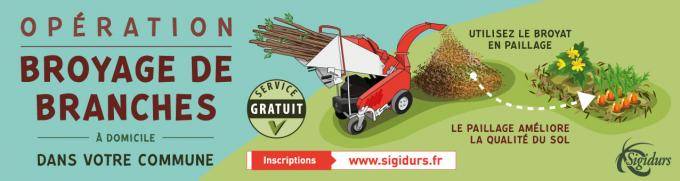 Sigidurs - Broyage de branches à domicile