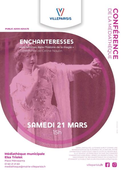 Conférence Enchanteresses de Céline Noulin