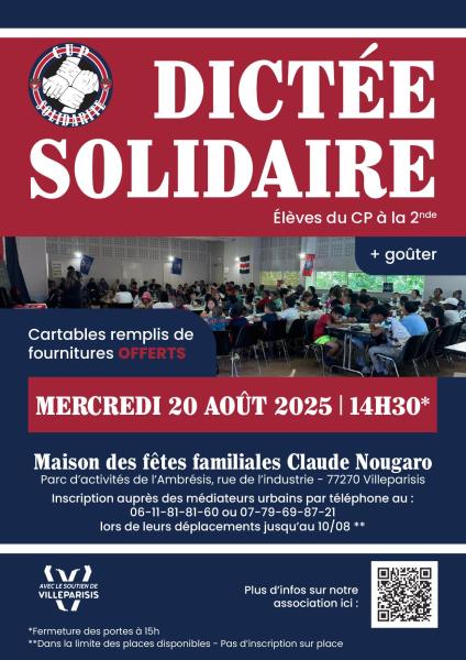 Dictée solidaire
